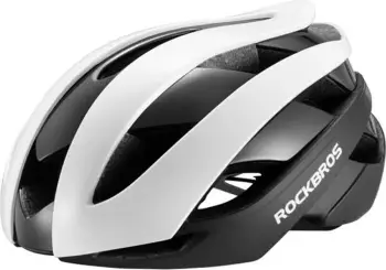 Helmetë biçiklete Rockbros 10110004001, L, bardhë/zezë