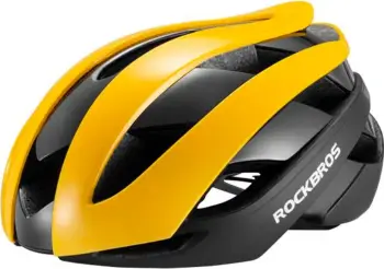 Helmetë biçiklete Rockbros 10110004006, M, e verdhë dhe e zezë