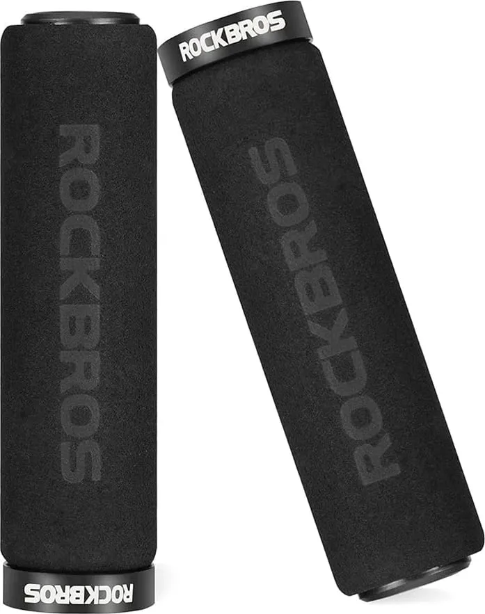Doreza timoni për biçikletë Rockbros BT1001BKBK, sfungjer, e zezë - 1
