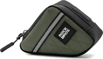 Çantë trekëndore për kornizë biçiklete Rockbros 30180024004, 0.25L, e gjelbër