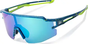 Syze sportive Rockbros 14120008004 me lente të polarizuara, insert korrektues, blu