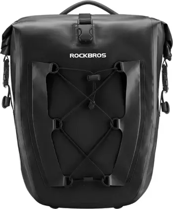 Çantë biçiklete Rockbros 30140022001 për bagazh, 25-32L, e zezë