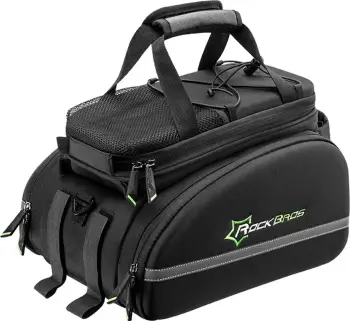 Çantë bagazhi për biçikletë Rockbros A6-03BK, 35L, e zezë