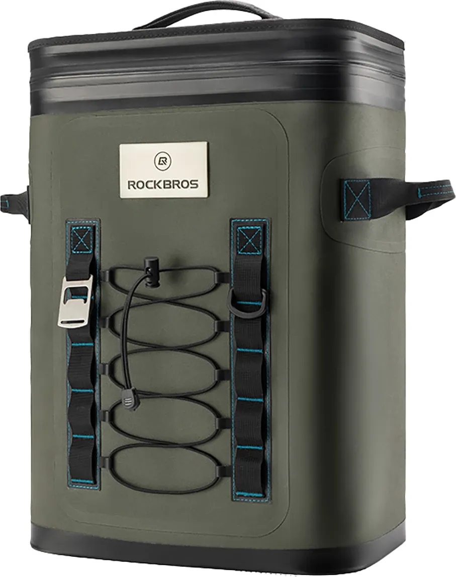 Çantë shpine termike Rockbros 3016001301, 20l + 2.5l, e gjelbër, set - 2