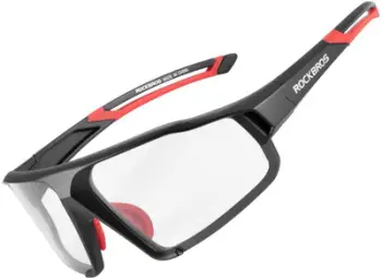 Syze çiklizmi Rockbros SP216BK, foto-kromike UV400, e zezë/e kuqe