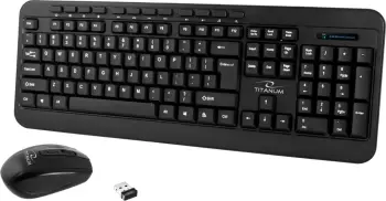 Set tastierë dhe maus Esperanza TK108, Wireless, USB, e zezë