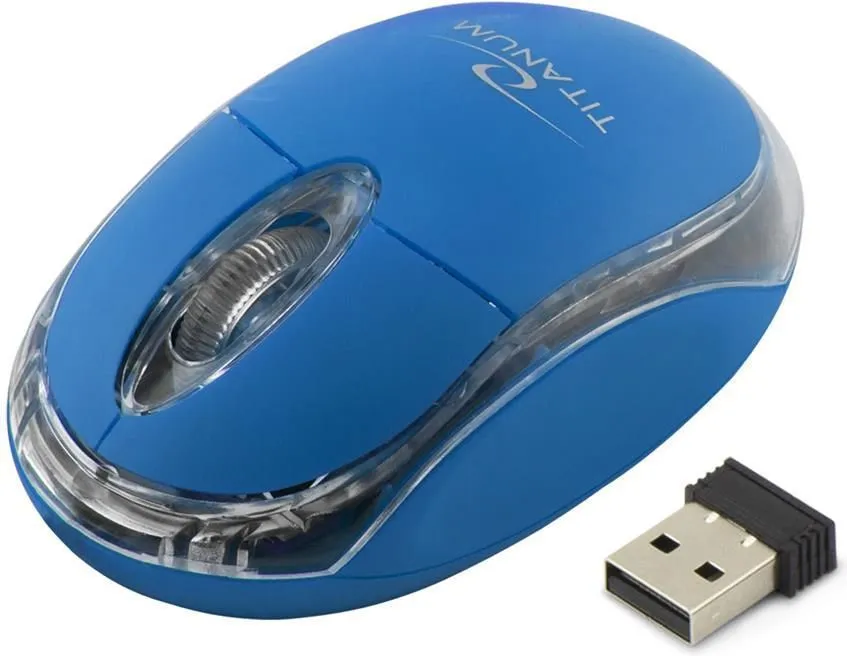 Maus Titanum Condor, wireless, USB, i kaltërt - 1