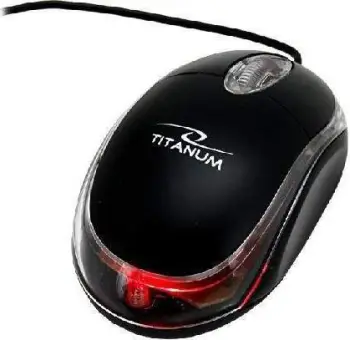 Maus Titanum Raptor, me kabllo, USB, i zi