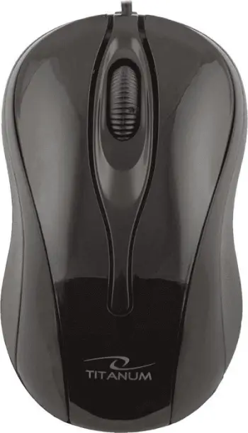 Maus Titanum TM103K, USB Type-A, i bardhë