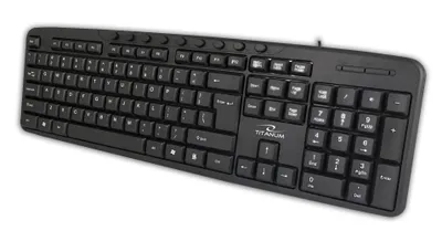 Tastierë Titanum TK111, USB, e zezë - 1