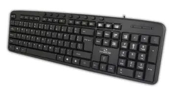 Tastierë Titanum TK111, USB, e zezë