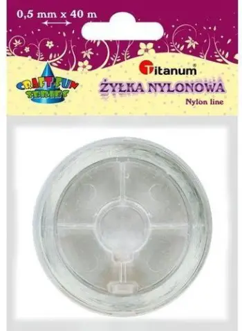 Fije najlloni për peshkim Titanum, 0.35mm, 40m