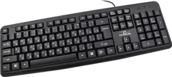 Tastierë Titanum TK101BG, me kabllo USB, ergonomike, e zezë