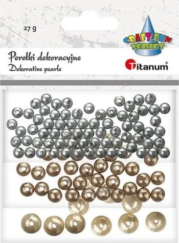 Rruaza dekorative plastike Titanum, përzierje, 12g