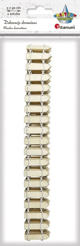 Gardh druri Titanium, 90 cm, 30 x 7 x 2 mm, 3 copë
