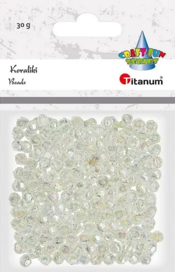 Rruaza dekorative Titanum, 30g, të bardha
