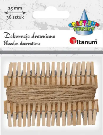 Kapëse druri Titanumm 36 copë
