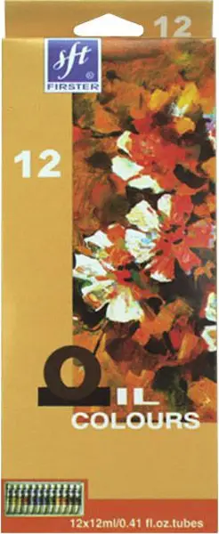 Set i ngjyrave me vaj Titanum 117240, 12 ngjyra