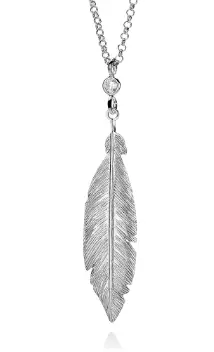 Qafore Twice as Nice FEATHER NECKLACE