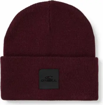 Kapele dimërore ONeill Cube Beanie Jr 92800591900, për fëmijë, akrilik, ngjyrë burgundy