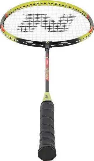 Set raketa dhe mbulesë badmintoni NILS Extreme NRZ204, 2 copë, të zeza
