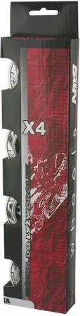 Rrota patina Nils Extreme PU 70x24mm, fortësi 82A, të bardha, set 4 copë