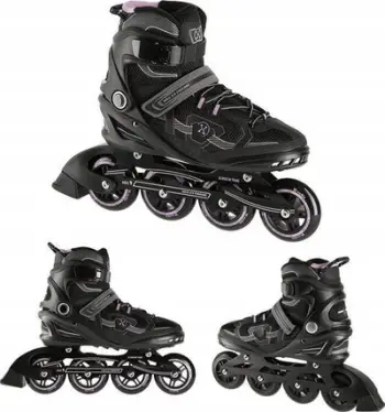 Rollera unisex Nils Extreme, të zeza e vjollcë