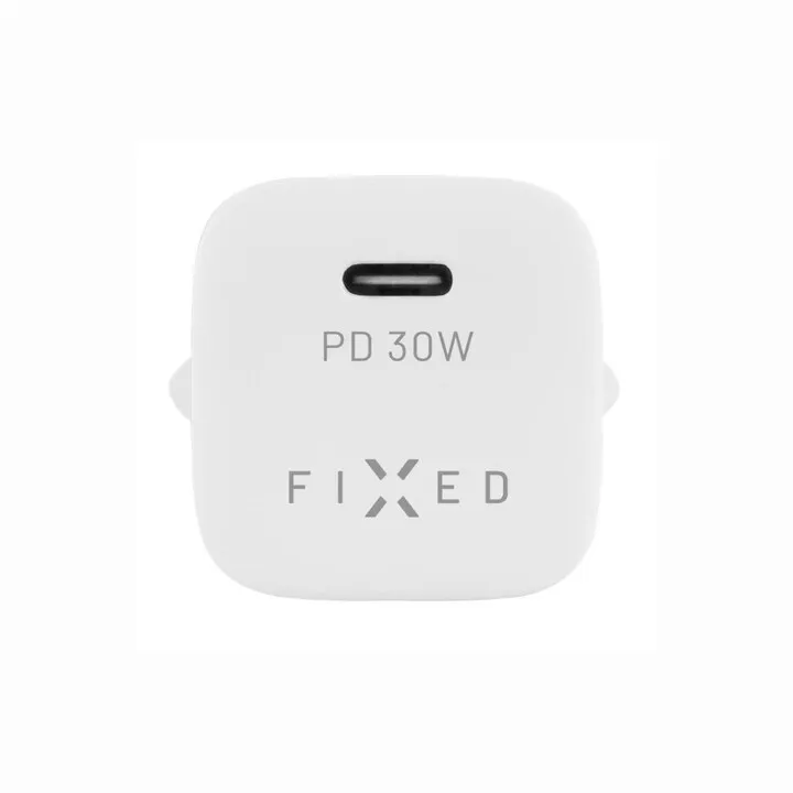 Karikues FIXED Mini USB-C, PD, 30W, bardhë - 5