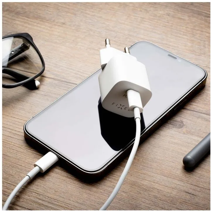 Karikues FIXED Mini USB-C, PD, 30W, bardhë - 6
