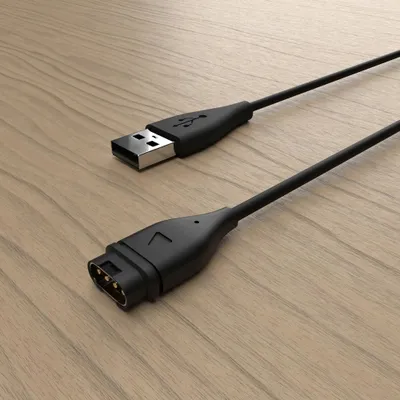 Kabllo karikimi FIXED USB për Garmin Vivoactive 4S dhe orë të tjera Garmin, e zezë - 4
