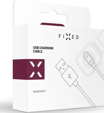 Kabllo karikimi FIXED USB për Garmin Vivoactive 4S dhe orë të tjera Garmin, e zezë - 5