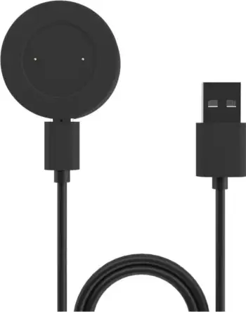 Kabllo karikuese FIXED USB për Huawei Watch GT 2 (42/46 mm), e zezë