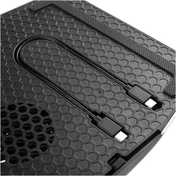 Stacion karikimi shumëfunksional FIXED për PlayStation 5, bardh e zi - 6
