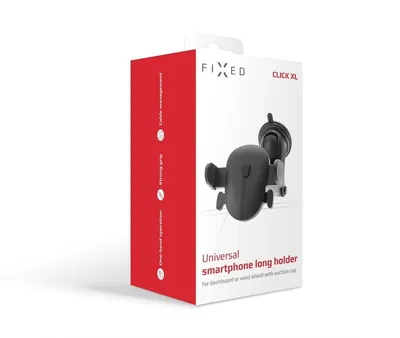 Mbajtës universal FIXED Click XL, i zi - 9