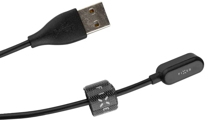 Kabllo karikimi FIXED USB-C për Huawei/Honor Band 6, e zezë - 1