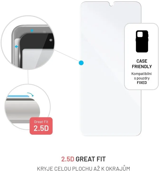 Xham mbrojtës FIXED për Samsung Galaxy A34 5G, transparent - 2