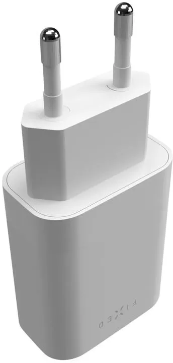 Karikues FIXED me 2x USB-C, PD, 35W, i bardhë - 4