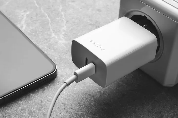 Karikues FIXED me 2x USB-C, PD, 35W, i bardhë - 6
