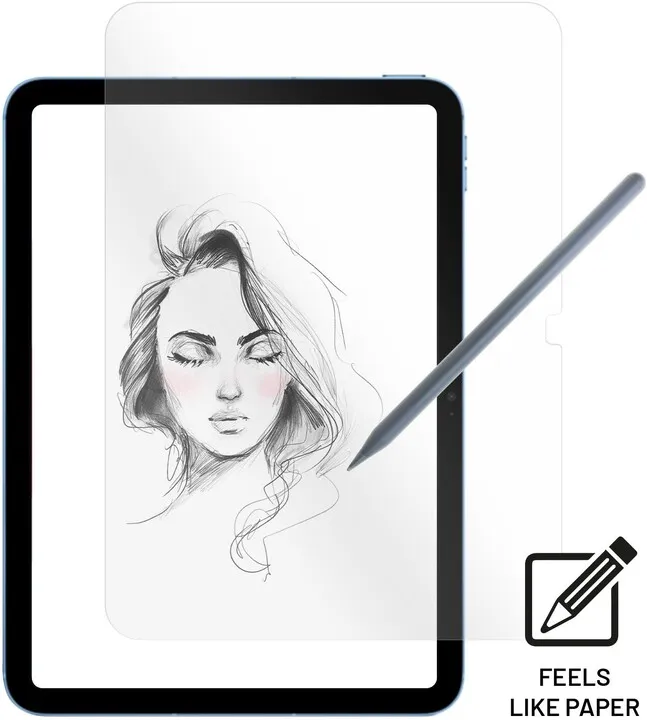 Xham mbrojtës FIXED PaperGlass për Apple iPad 10.9" (2022), transparent - 2