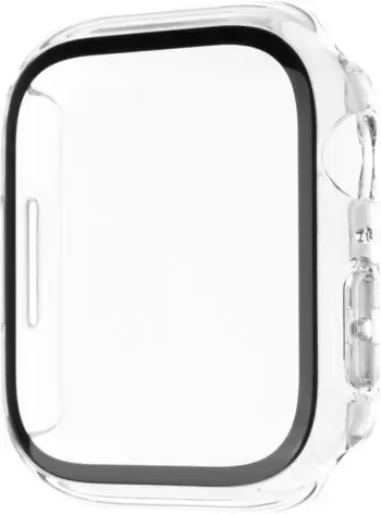 Mbrojtëse FIXED Pure me xham mbrojtës për Apple Watch 45mm, e tejdukshme