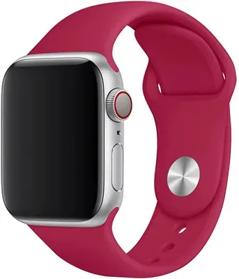 Rrip silikoni FIXED për Apple Watch 38/40 / 41mm, 2 gjatësi, vjollcë - 1