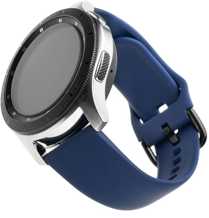 Rrip silikoni FIXED për orë smart, 20mm, i kaltër - 1