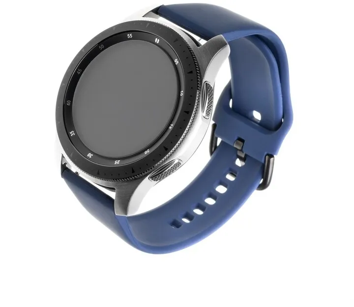 Rrip silikoni FIXED për orë smart, 20mm, i kaltër - 2