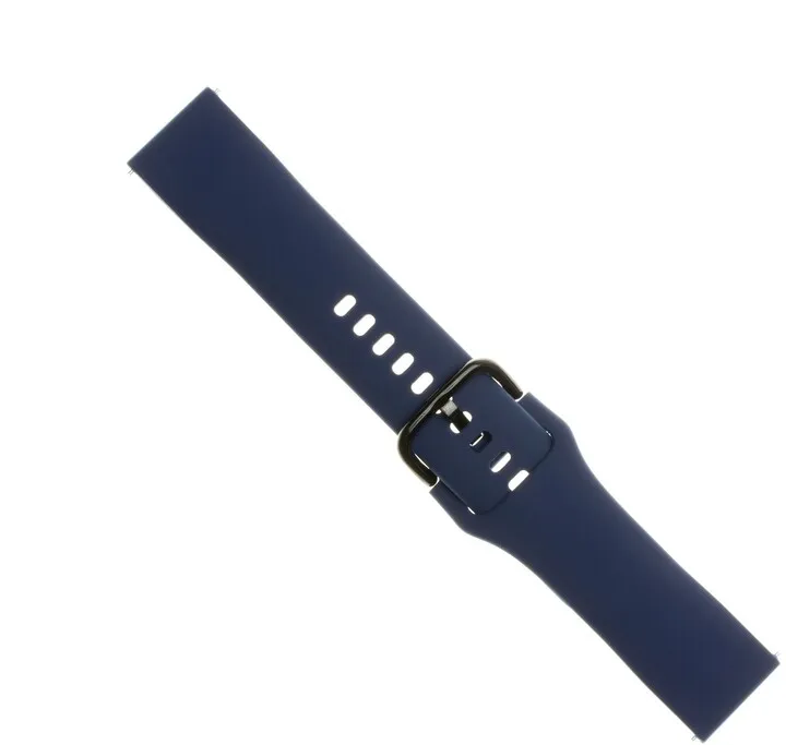 Rrip silikoni FIXED për orë smart, 20mm, i kaltër - 4