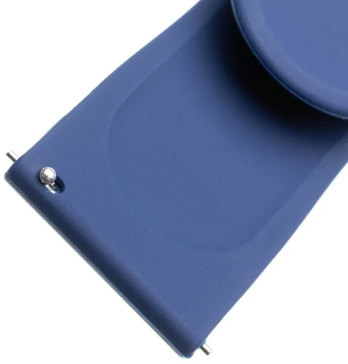 Rrip silikoni FIXED për orë smart, 20mm, i kaltër - 5