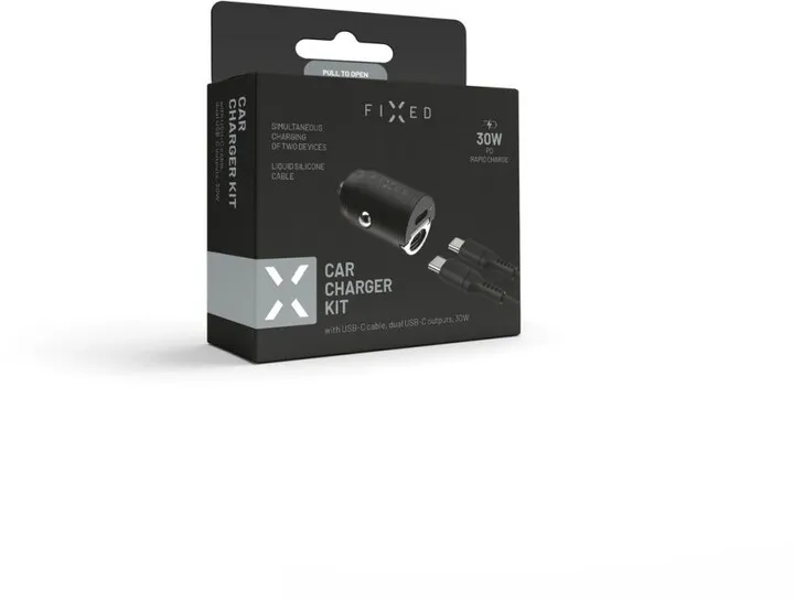 Karikues 2x USB-C, 30W + USB-C cable, MFi, 1.2m, i zi - 9
