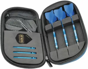 Kuti për dart Harrows Royal Case HS TNK 000013212, me shkumë EVA, e zezë blu