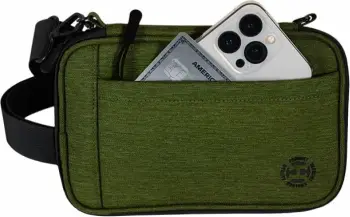 Etui dart Harrows Smart Case 6 XL, kapacitet 6 shigjeta, me rrip shpatulle, jeshile e zezë