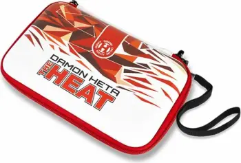 Etui dart Harrows Damon Heta Pro 6 Case, për 2 sete, e bardhë me të kuqe
