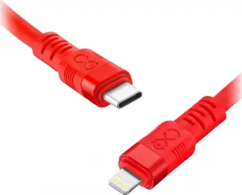 Kabllo USB Orno eXc WHIPPY Pro, USB-C në Lightning, 2 m, e kuqe